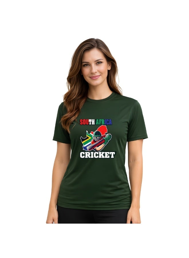 PRINTSHOP4ME South Africa Jersey T-Shirt For Adults-Unisex South Africa Printed Dry-Fit Sports Jersey T-Shirt-Ideal South Africa Jersey T-Shirt For Matches And Sports Enthusiasts - Image 2